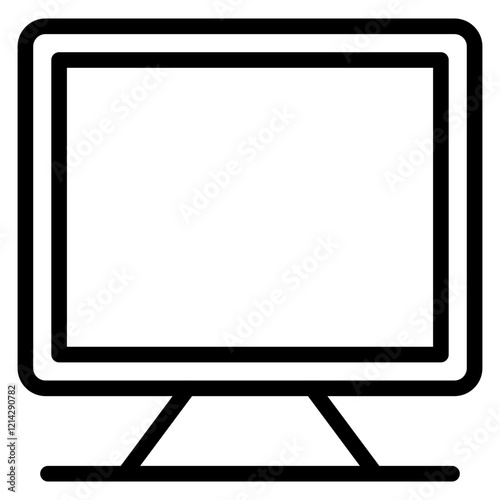 Monitor Vector Design Icon Style