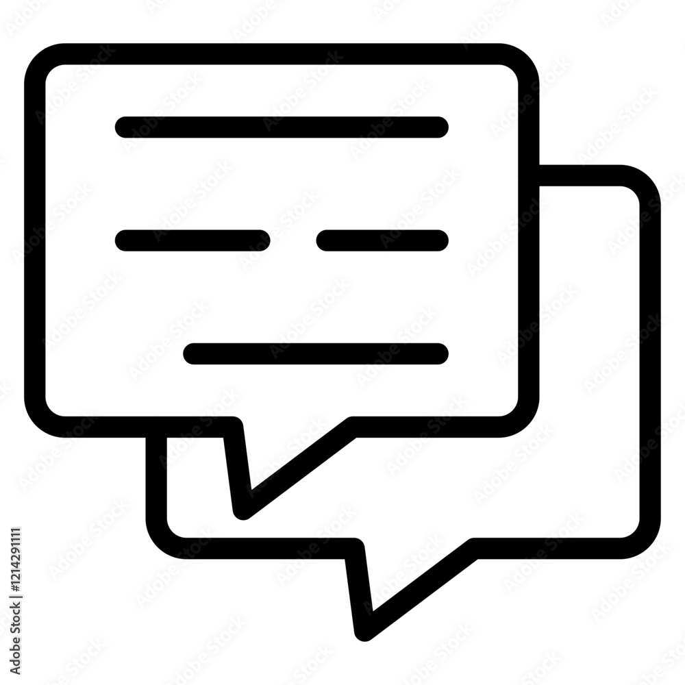 Chat Vector Design Icon Style Chat Vector Design Icon Style