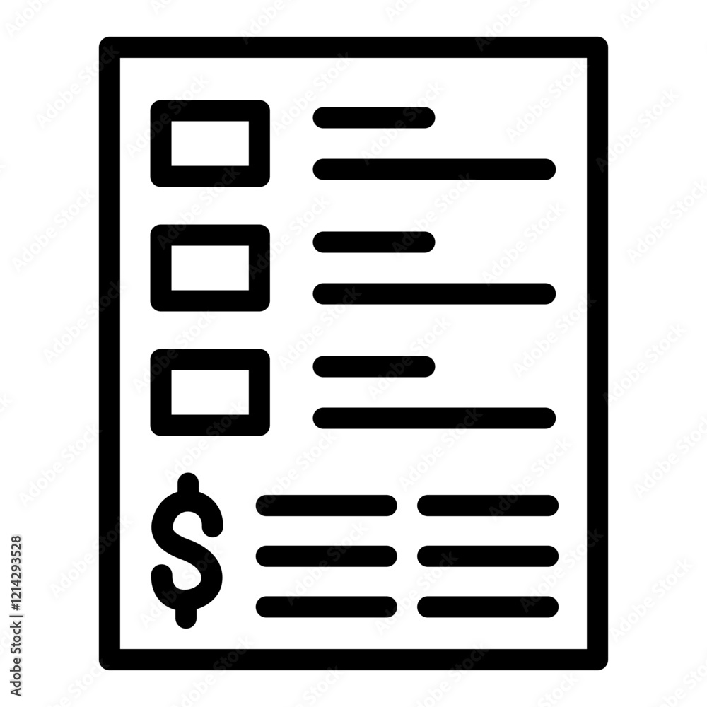 Invoice Vector Design Icon Style Invoice Vector Design Icon Style