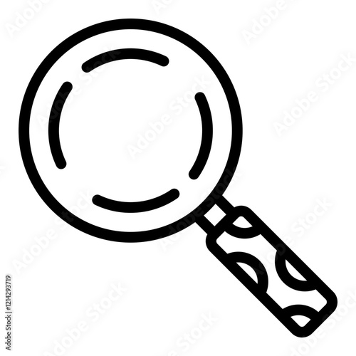 Magnifying Glass Vector Design Icon Style
