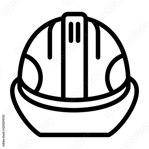 Safety Helmet Vector Design Icon Style