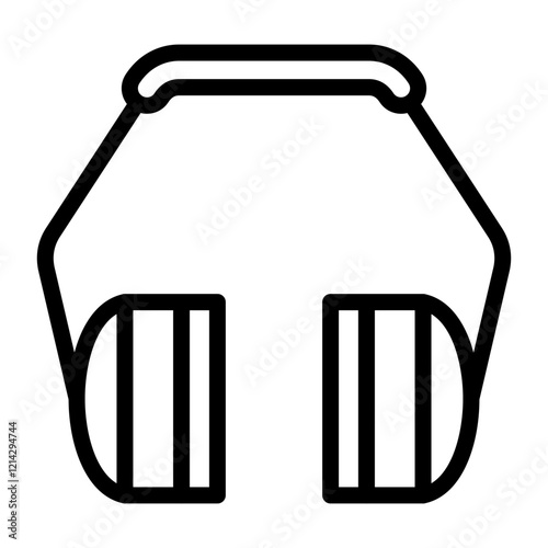 Ear Protection Vector Design Icon Style