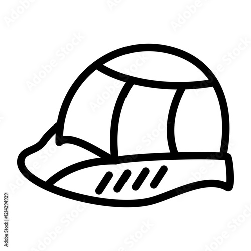 Engineer Hat Vector Design Icon Style