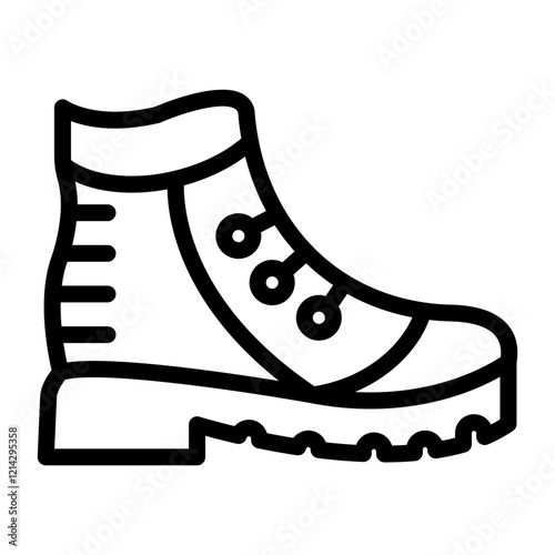 Work Boots Vector Design Icon Style