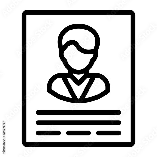 Account Vector Design Icon Style