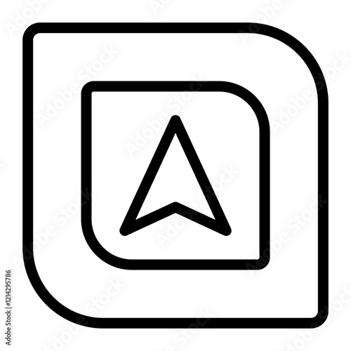 Navigation Vector Design Icon Style