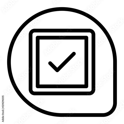 Checkbox Vector Design Icon Style