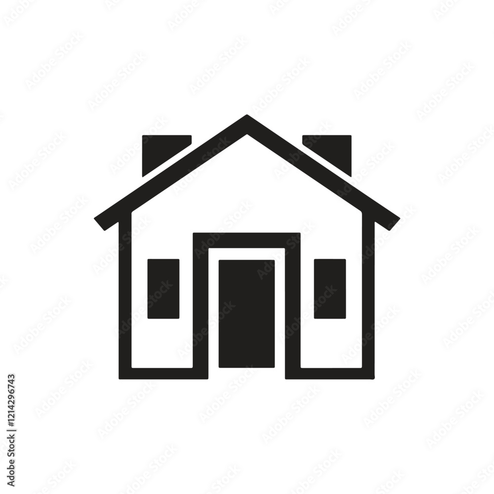 house silhouette free eps with fully editable house silhouette free eps with fully editable