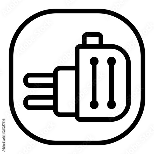 Adapter Vector Design Icon Style