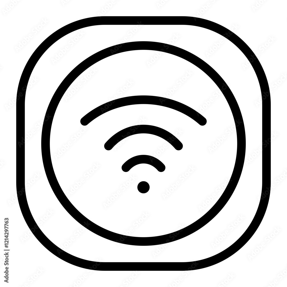 Wi-Fi Vector Design Icon Style Wi-Fi Vector Design Icon Style