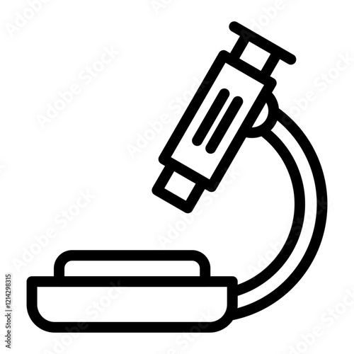 Microscope Vector Design Icon Style