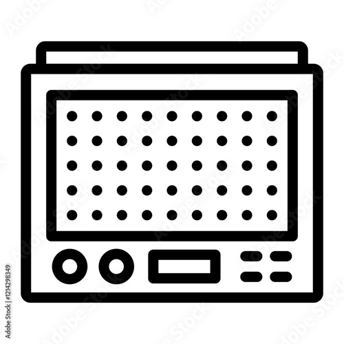 Amplifier Vector Design Icon Style