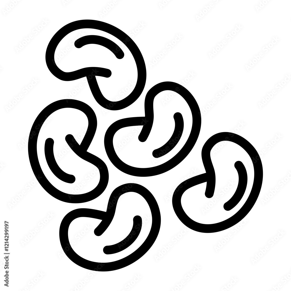 Nuts Vector Design Icon Style