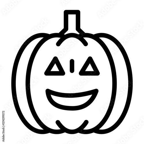 Pumpkin Vector Design Icon Style