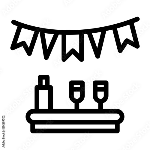 Feast Vector Design Icon Style