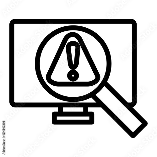 Intrusion detection Vector Design Icon Style