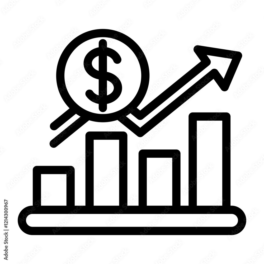 Investment Vector Design Icon Style Investment Vector Design Icon Style