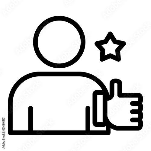Satisfaction Vector Design Icon Style
