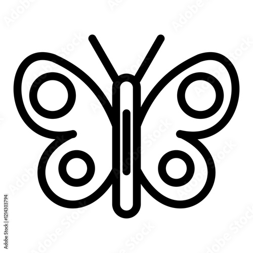 Butterfly Vector Design Icon Style