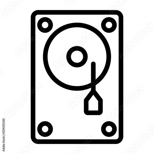 Hard Drive Vector Design Icon Style