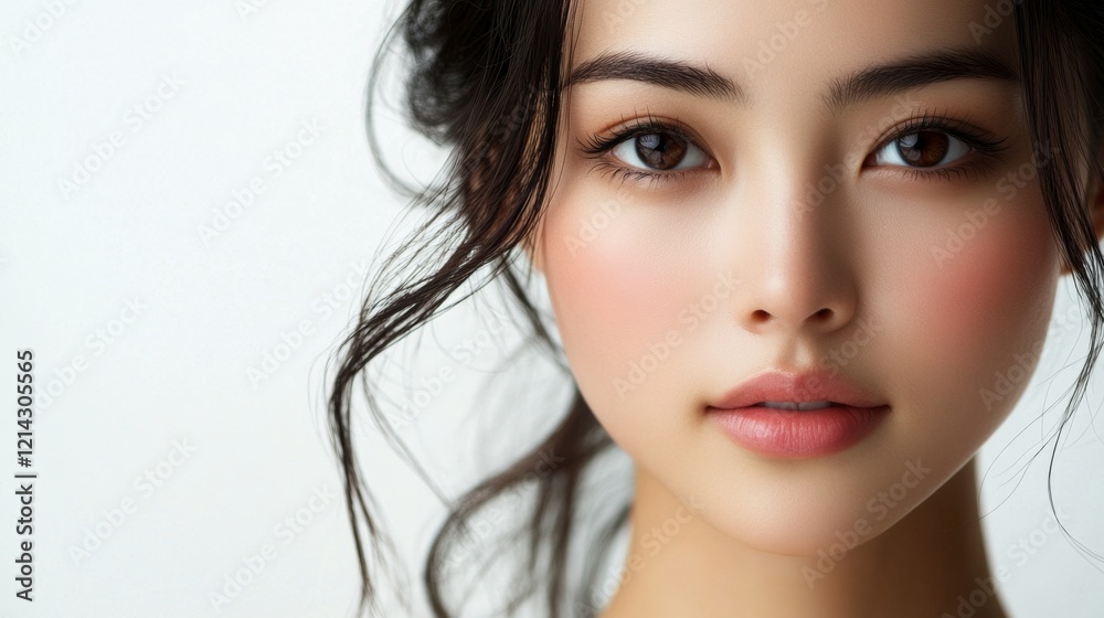 A portrait of a young Asian woman A portrait of a young Asian woman