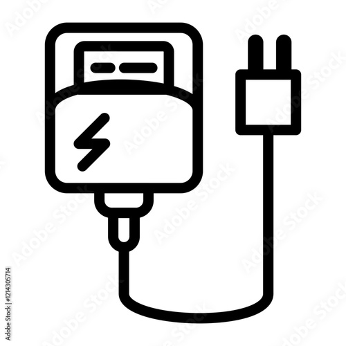 Charger Vector Design Icon Style