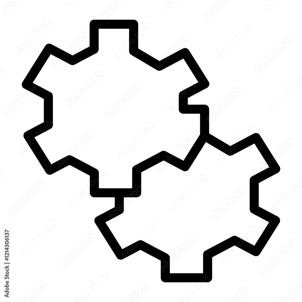 Settings Vector Design Icon Style Settings Vector Design Icon Style
