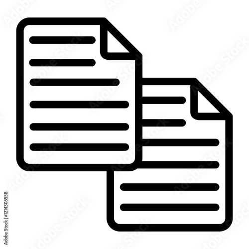 Copy Vector Design Icon Style