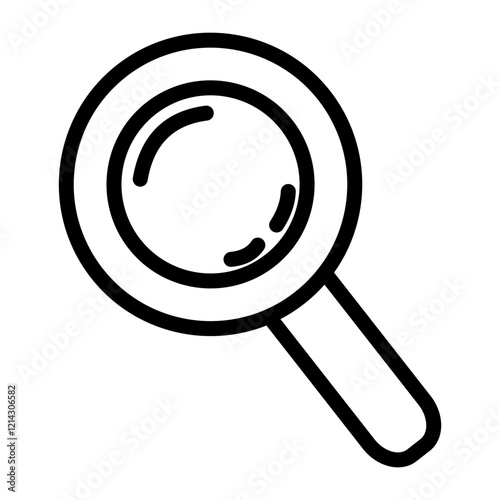 Search Vector Design Icon Style