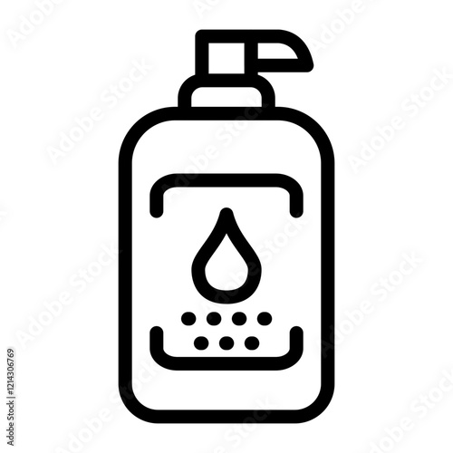 Shower Gel Vector Design Icon Style