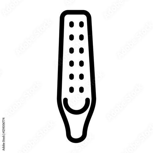Nail File Vector Design Icon Style