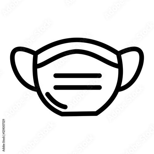 Face Mask Vector Design Icon Style