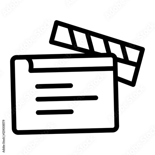 Documentaries Vector Design Icon Style