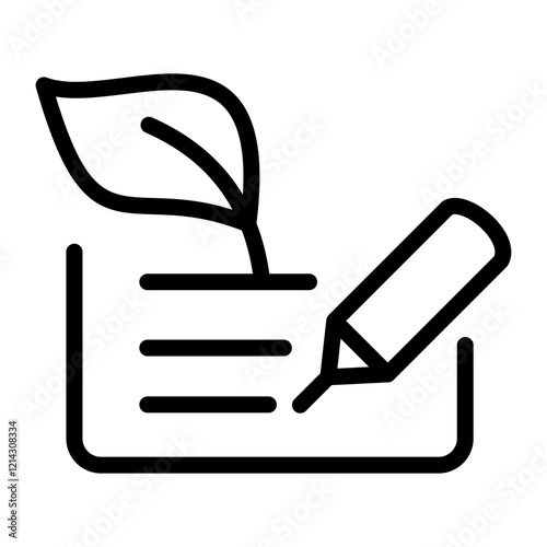 Editorial Vector Design Icon Style