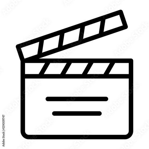 Clapper Board Vector Design Icon Style