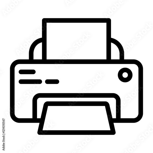 Printer Vector Design Icon Style