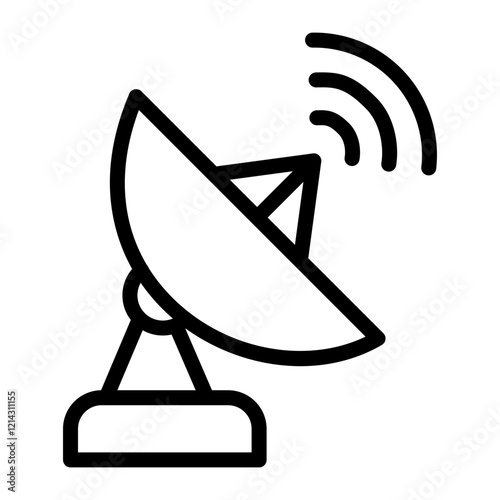 Parabolic Dishes Vector Design Icon Style