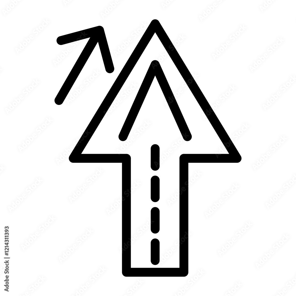 Up Arrow Vector Design Icon Style Up Arrow Vector Design Icon Style