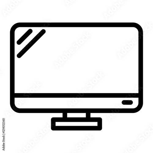 Lcd Vector Design Icon Style