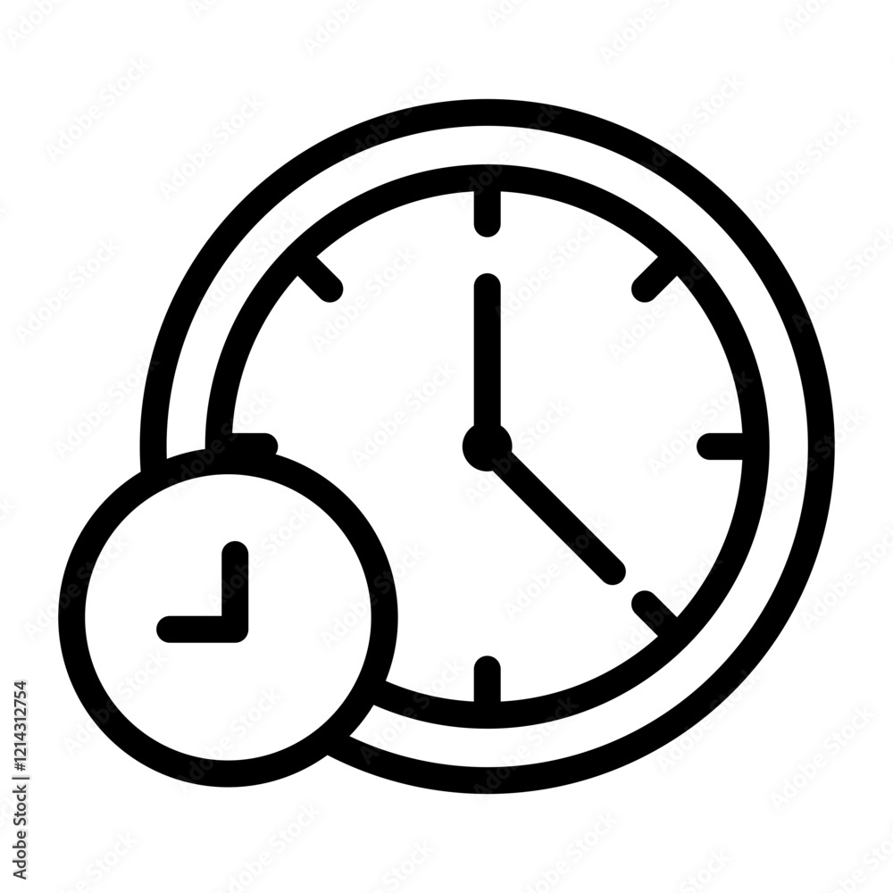 Deadline Vector Design Icon Style Deadline Vector Design Icon Style