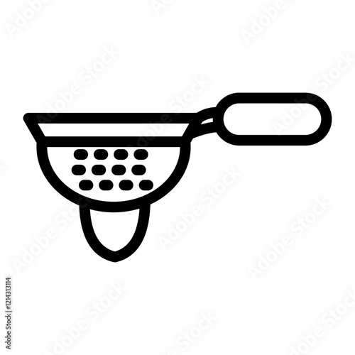 Tea Strainer Vector Design Icon Style