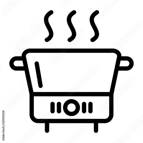 Fryer Vector Design Icon Style