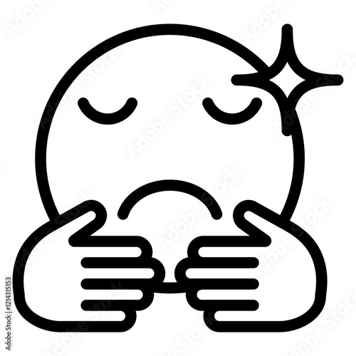 Hug Vector Design Icon Style