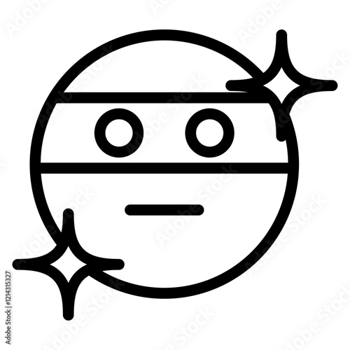 Ninja Vector Design Icon Style