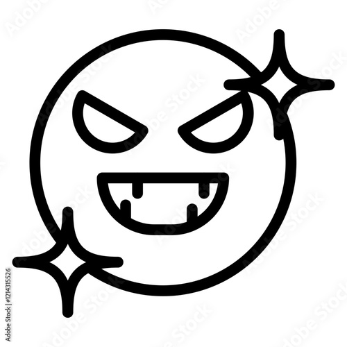Devil Vector Design Icon Style