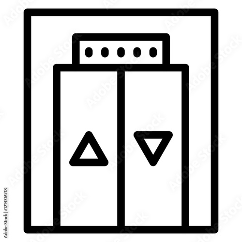 Elevator Vector Design Icon Style