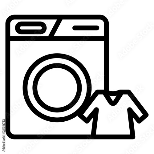 Laundry Vector Design Icon Style