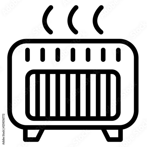 Heater Vector Design Icon Style