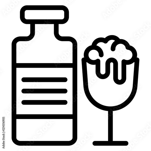 Beverage Vector Design Icon Style
