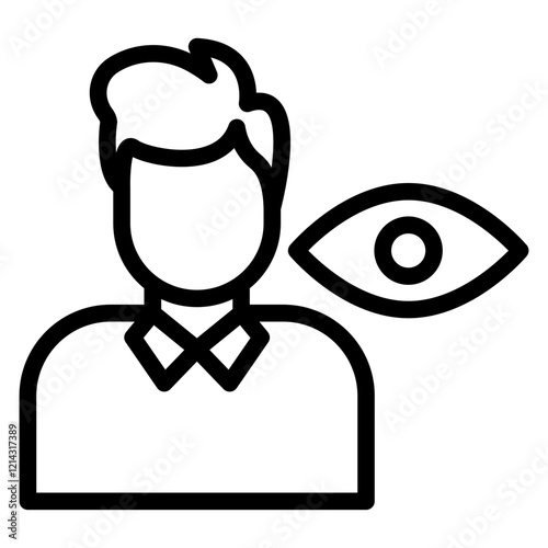 Witness Vector Design Icon Style